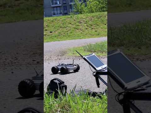 Testdrive outdoors with RC control and path following by GPS.