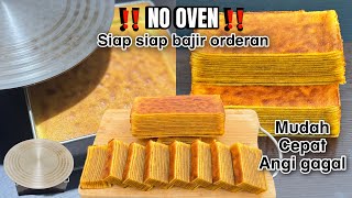 Akhirnya bisa bikin lapis legit tanpa oven tanpa ribet dan anti gagal cuy‼️‼️‼️