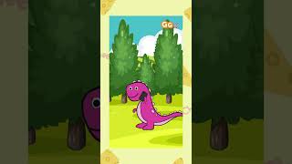 Five Little Dinosaurs Jumping On The Bed #shorts #nurseryrhymes #fivelittlemonkeys