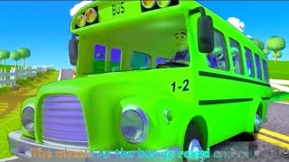 🚍 Wheels on the Bus Go Round and Round | 1 Minute Loop | Best Nursery Rhyme 2025