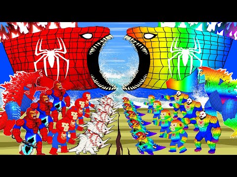 Evolution Of BEWILDERBEAST, BLOOP vs SPIDER GODZILLA, KONG: Who Will Win? Godzilla Cartoon Animation
