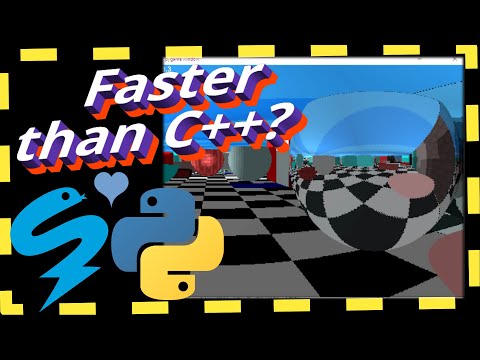 Supercharged Python with Numba: 3d game ray tracing maze, with 100x better performance, C++ level