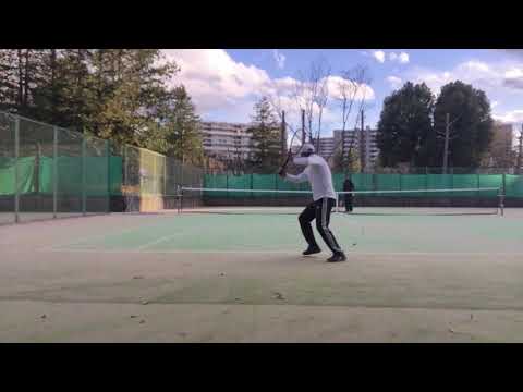 My way 19 猫背の晩年テニス　バックハンドストローク、スマッシュ