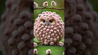 Fluffiest Owl Family Ever? You Won’t Believe How Many Chicks! 🦉🐥💕"
