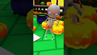 SCARY TEACHER-3D! ROBOT SKELETON MISS 't PRANK