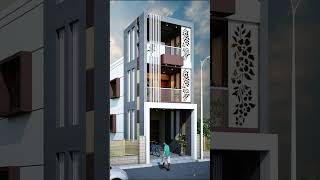 Modern House design elevation@aakar design#architecture #shorts #shortsvideo #shortvideo #viralvideo