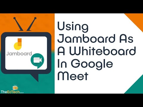 how to use whiteboard in google meet , Jam board in google meet [ in Nepali]