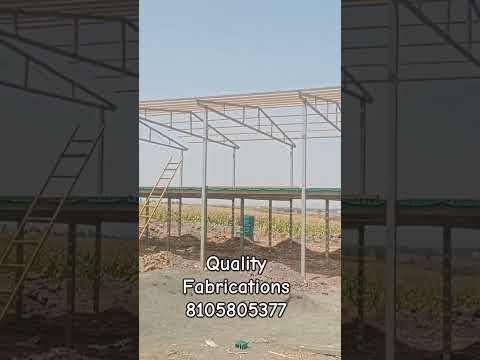 Heavy Truss Fixing for Goat Shed @ Chickodi