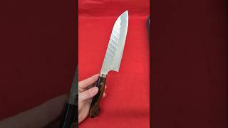Santoku (180mm / 7.1") with Ironwood - SG2 Stainless San Mai by Nigara Hamono