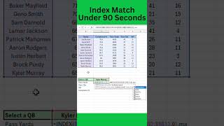 Excel Tip: Index Match Under 90 Seconds #indexmatch #vlookup #xlookup  #excel #exceltips #exceltrick
