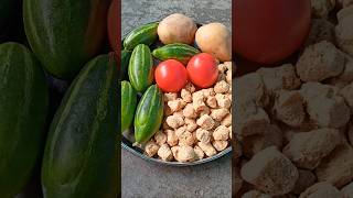 Bengali Village -Style Veg Curry With Potol & Soya #shorts  #cooking #food #recipe #vegrecipe