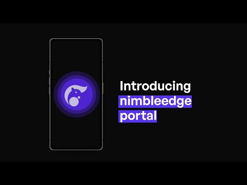 NimbleEdge User Portal Demo