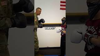 Kid REUNITES With Dad After a Year 🥲❤️#reunion #fatherson #military #boxing