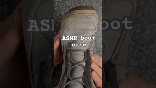 ASMR Boot Care & Storage | BSK Color Shoe Cosmetics | Relaxing Leather Sounds