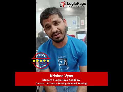 Testimonial of Software testing and web designing student from LogicRays Academy