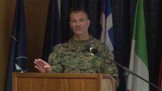 Visita de Jens Stoltenberg, Secretário-Geral da NATO, ao Naval Striking and Support Forces NATO