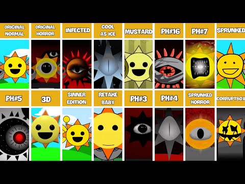 Incredibox Sprunki | ALL MR. SUN in Random Different Mods | V2