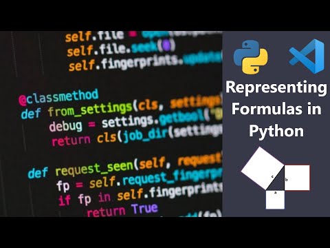 Representing Formulas in Python!