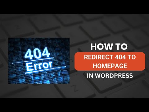 Redirect 404 Page To Homepage | WordPress | With Code