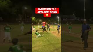 Funny players reaction #funny #kidssports #reaction #baseball