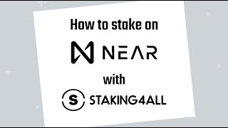 How to stake on Near