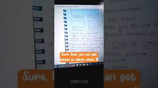 Unveiling My Notes Of Google UX Design Course | Google UX Course Review | #notes #uiux #shorts