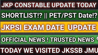 jkp constable update | jkp constable update today | jkssb jkp constable update 