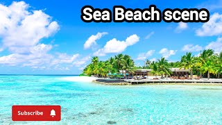 Sea beach views | Aerial drone video footage | Beautiful sea beach scenery