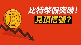 BTC假突破！11萬見頂了？一些危險信號！