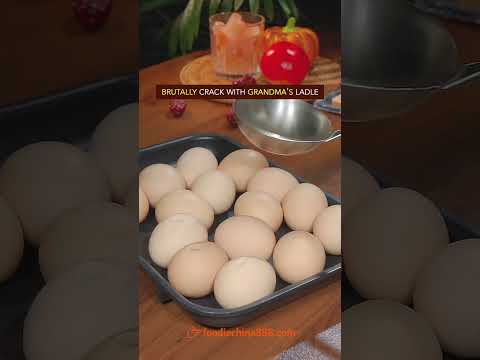 EASY CHINESE TEA EGGS RECIPE #recipe #cooking #chinesefood #eggrecipe #tea #egg