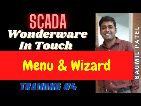SCADA Training 4 - Menu and Wizard of InTouch Software