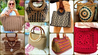 80 +Best & Beautiful Crochet Sholder Bags#trinding #casualbag #grocery bags