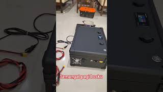 genset bebas bbm power station 1500w pure sine wave custom #powerstation #genset #freebbm #campervan