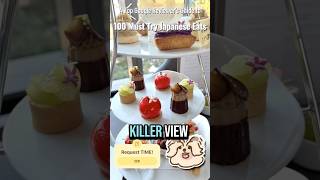 The best restaurant in Tokyo to enjoy afternoon tea with both the Tokyo Tower sunset #Tokyotravel