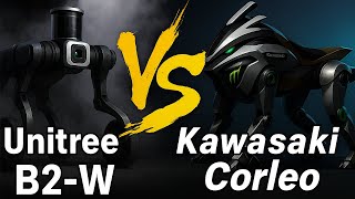 Kawasaki Corleo  vs Unitree B2-W | From Sci-Fi to Rideable Reality?!