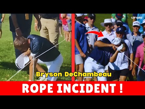 Bryson Dechambeau Rope Incident | A Golf Moment to Remember