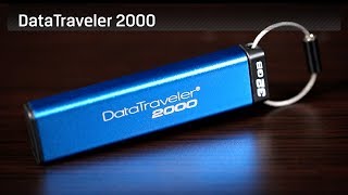 含數字鍵的加密 USB 隨身碟 - Kingston DataTraveler 2000