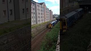 158740 working 2A46 from Inverurie to Aberdeen #shorts #train #class158 #subscribe.