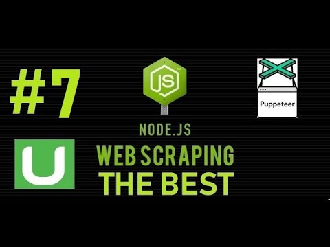 nodeJs web scraping tutorial series using Cheerio and puppeteer