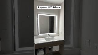 Raynova Custom LED Mirror. High end bathroom vanity mirror. #ledmirror #raynovamirror #raynova