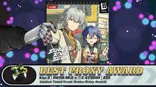 Best Proxy Award | Golden Proxy Awards | Sān-Z x HOYO-MiX | Zenless OST | HD Loop
