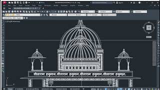 Autodesk_AutoCAD_2024_SALASAR_BALAJI_DAAM  #temple #autocad #design #2d3d #cnc #architecture