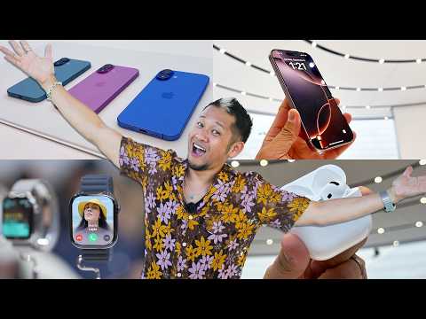 iPhone 16/16 Pro Event Recap! Apple Watch Series 10, AirPods 4 & More!