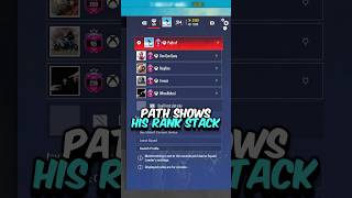 Path Shows His Rank Stack!