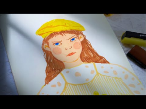 丙烯马克笔｜涂鸦画画｜今天我叫不高兴