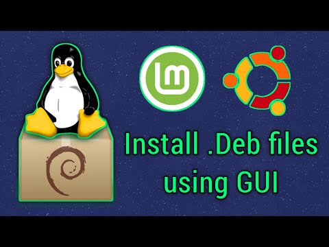 how to install .Deb packages using GUI easily...