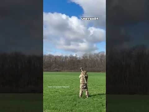 Top Shot! Ukrainian Soldier Destroys Russian Shahed Drone With Igla MANPADS #warinukraine
