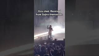 Gojira : Ozzy has DIED !