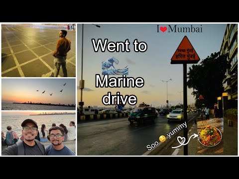 Mumbai vlog: went to marine drive// Bademiya-best restaurant at collaba #mumbai