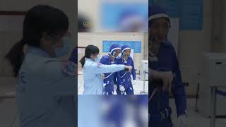 How did the taikonauts get trained for life in space